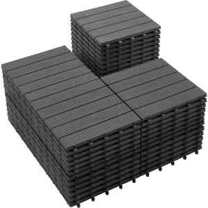 54 PCS Plastic Interlocking Patio Deck Tiles